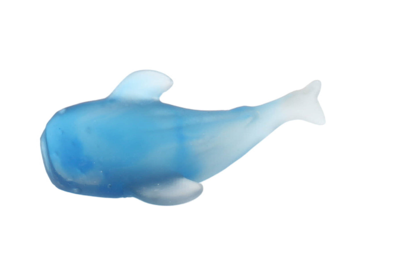Daum France Gray Blue Crystal Shark Figurine New With Original Box 05466