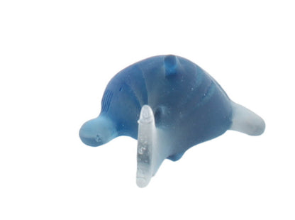Daum France Gray Blue Crystal Shark Figurine New With Original Box 05466