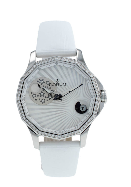 Corum Admirals Cup Legend 38mm White Dial Auto Men's Watch 384.101.47/0F49 AA01