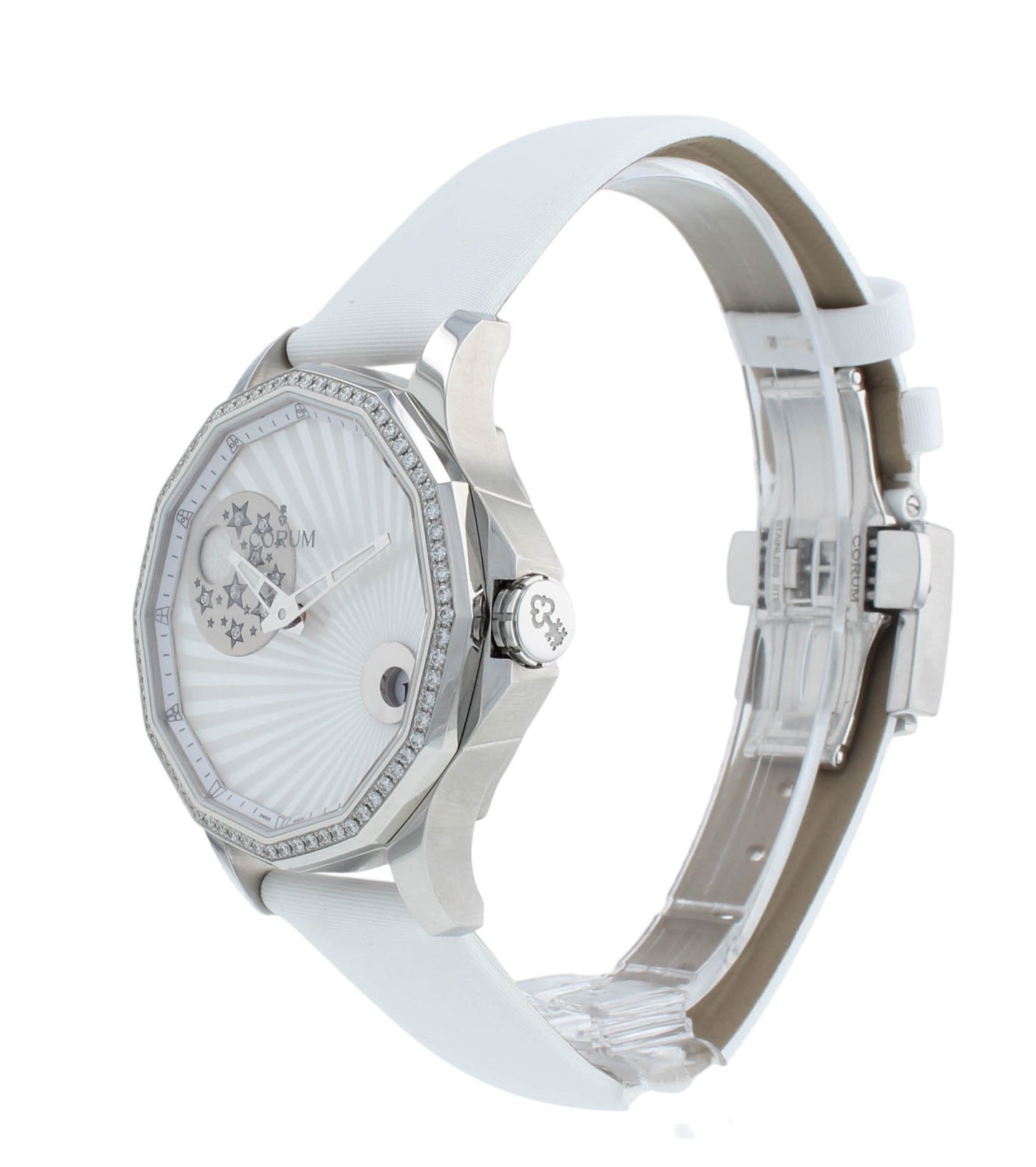 Corum Admirals Cup Legend 38mm White Dial Auto Men's Watch 384.101.47/0F49 AA01
