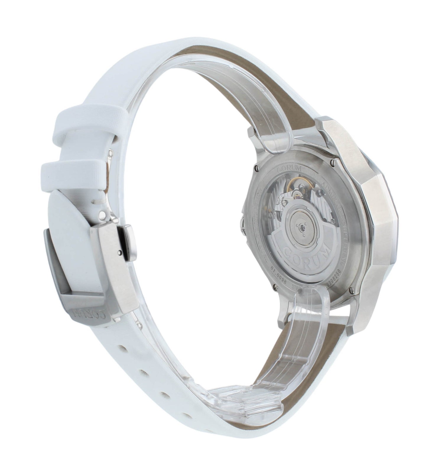 Corum Admirals Cup Legend 38mm White Dial Auto Men's Watch 384.101.47/0F49 AA01