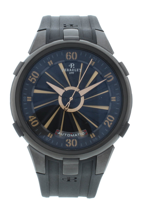 Perrelet Turbine XL Black Dial 48mm Automatic Men’s Watch A4053/1