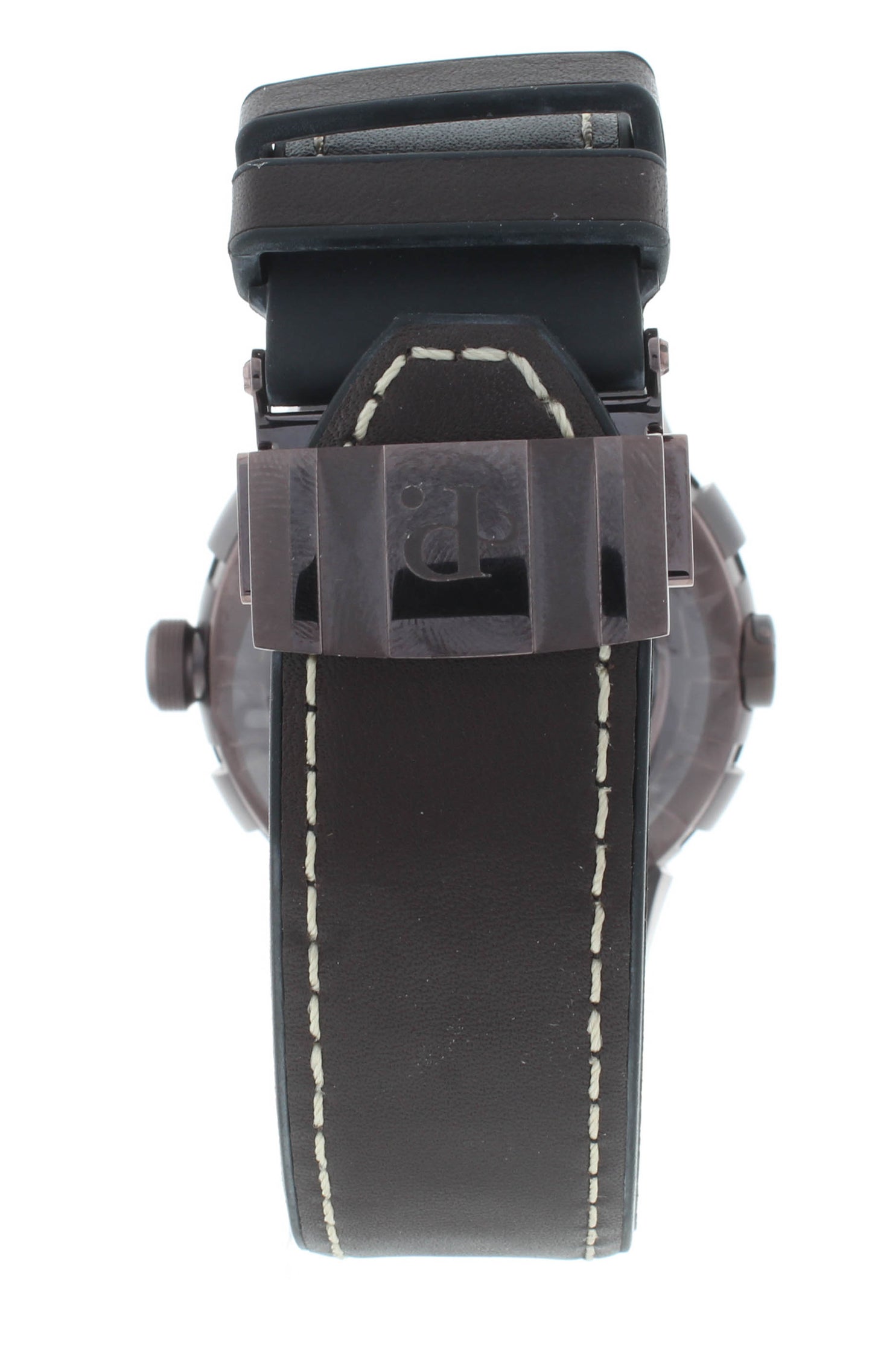Pre-Owned Perrelet Turbine Pilot Brown Dial 48mm Automatic Men’s Watch A1094/1A