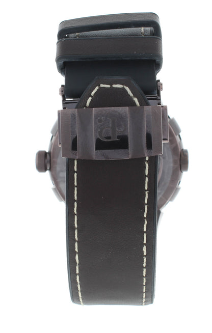 Pre-Owned Perrelet Turbine Pilot Brown Dial 48mm Automatic Men’s Watch A1094/1A