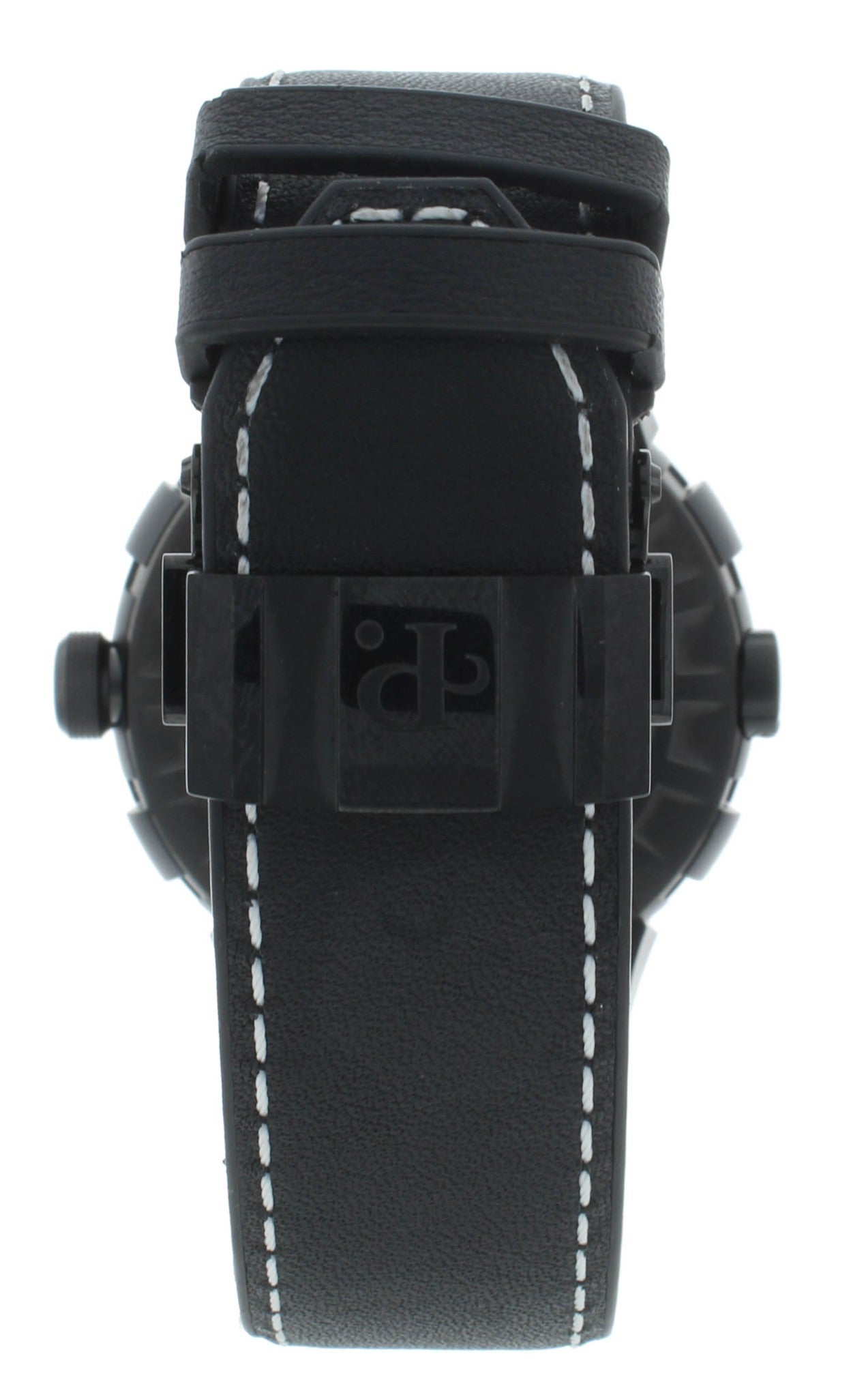 Pre-Owned Perrelet Turbine Pilot Black Dial 48mm Automatic Men’s Watch A1086/1A