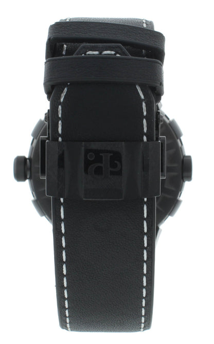 Pre-Owned Perrelet Turbine Pilot Black Dial 48mm Automatic Men’s Watch A1086/1A