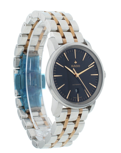 Rado DiaMaster Automatic 33mm Two-Tone Black Dial Ladies Watch R14050163