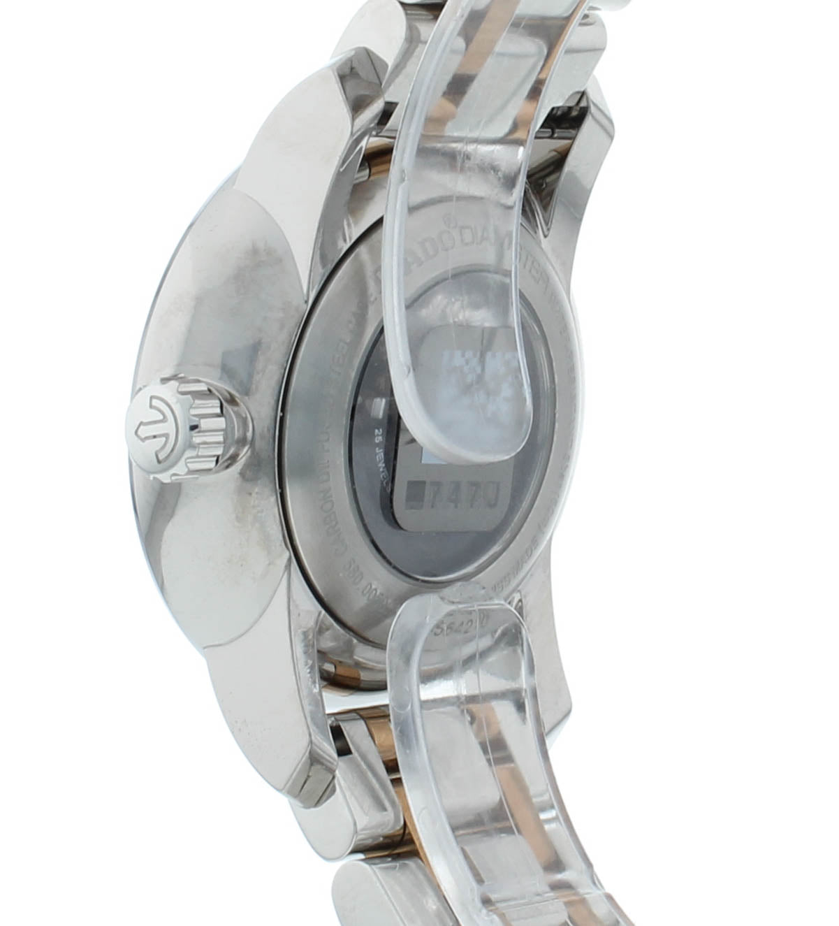 Rado DiaMaster Automatic 33mm Two-Tone Black Dial Ladies Watch R14050163