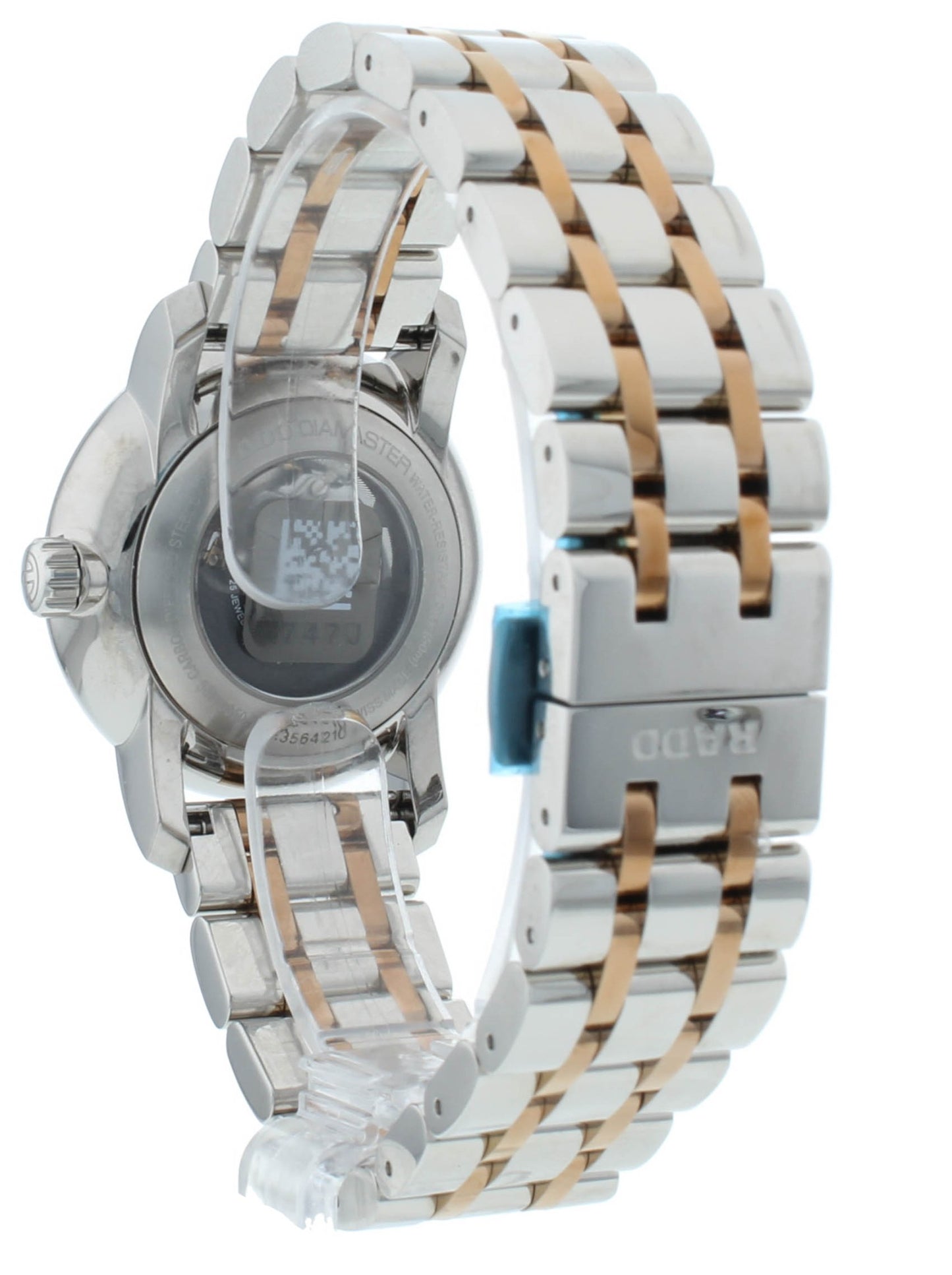 Rado DiaMaster Automatic 33mm Two-Tone Black Dial Ladies Watch R14050163