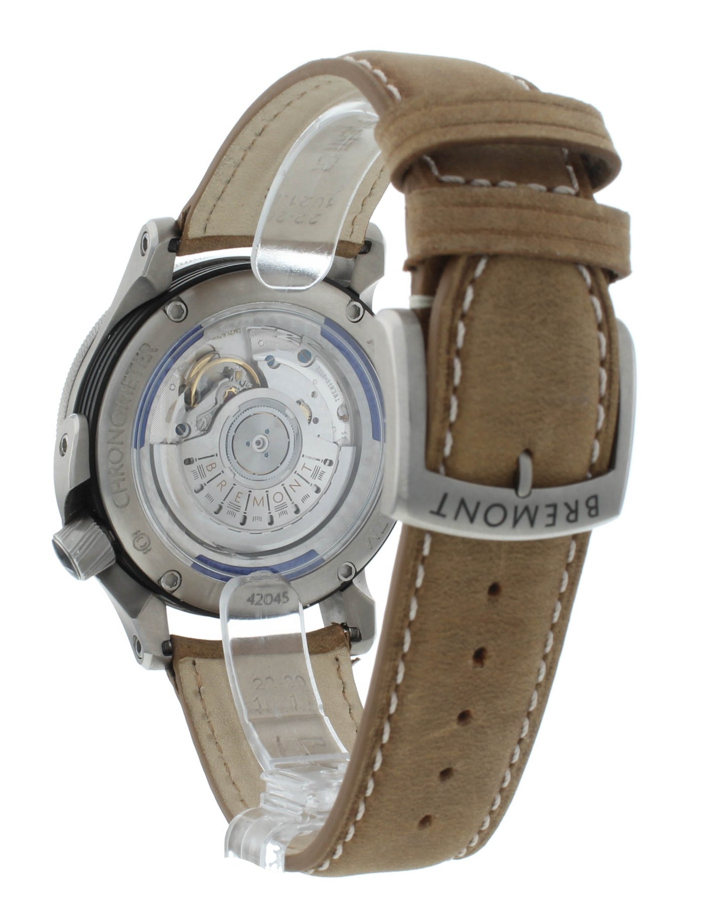 Bremont ionBird 43mm Auto Black Dial Titanium Men's Watch IONBIRDMODEL12020-R-S