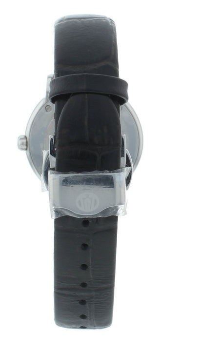Bulova Accutron Quartz White MOP Dial Steel Diamond 32mm Ladies Watch 63R137