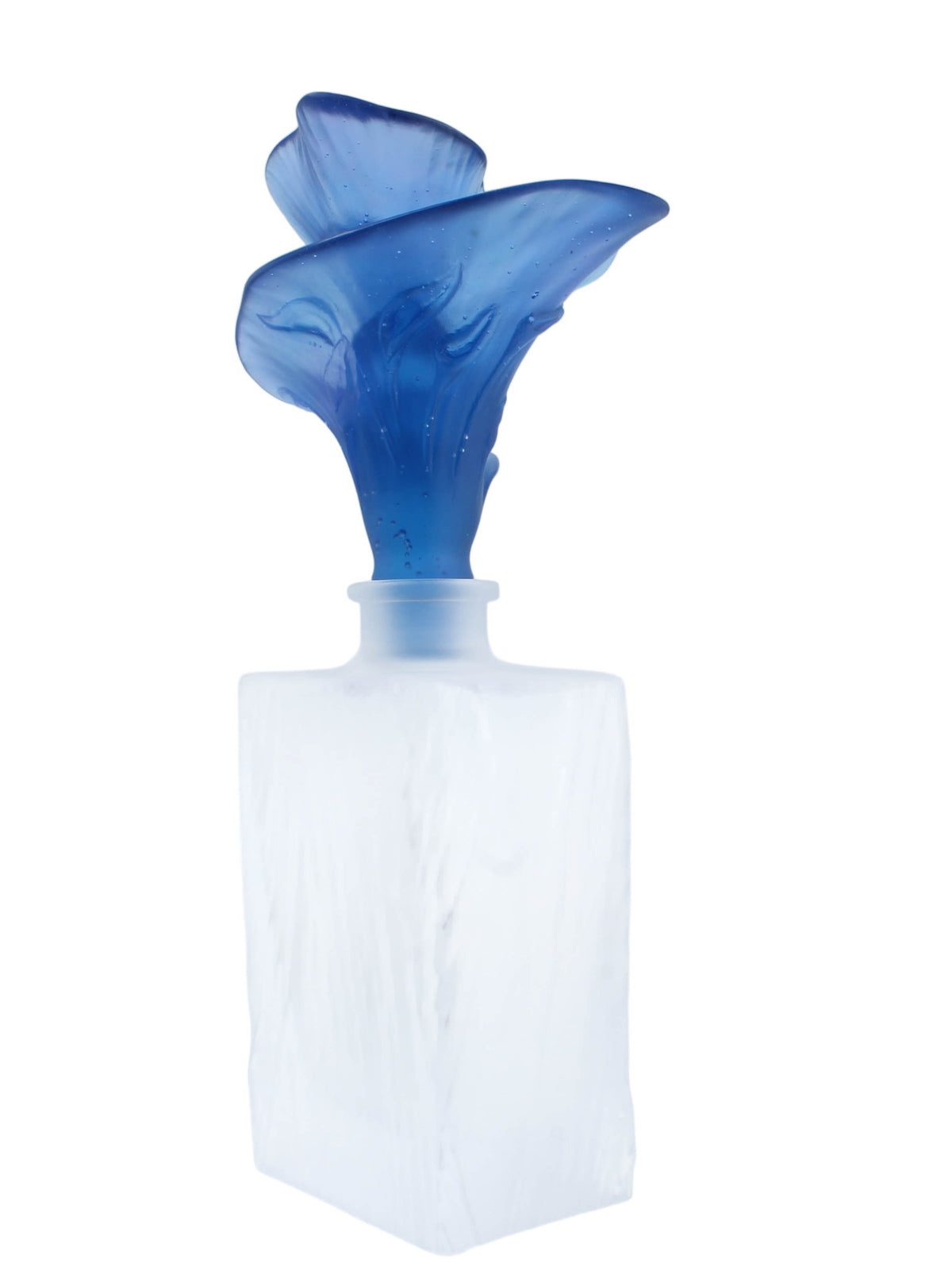 Daum France Arum Bleu Nuit Large Crystal Perfume Bottle New in Box 05650