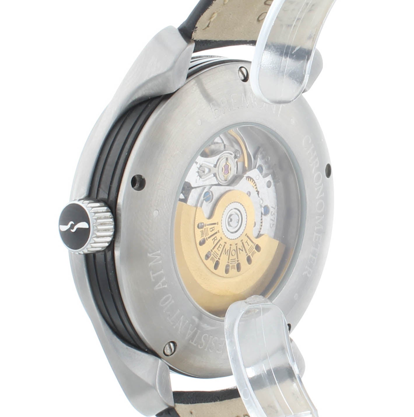 Pre-Owned Bremont Solo 43 Black Dial 43mm Automatic Men’s Watch SOLO43-WH-R-S