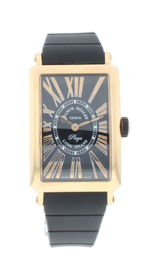 Franck Muller Long Island 26mm Quartz 18k Rose Gold Ladies Watch 952 QZ REL PLY
