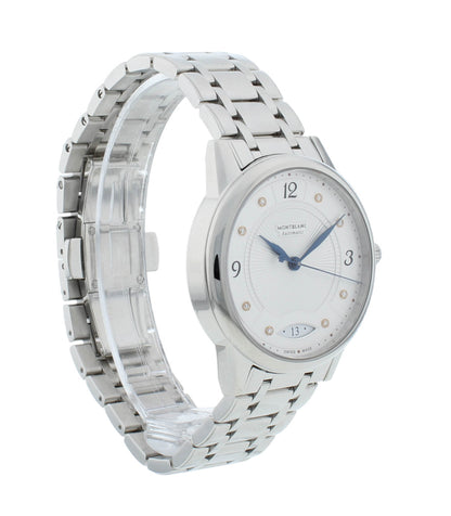 Montblanc Boheme 34mm Automatic Silver Diamond Dial Ladies Watch 114733