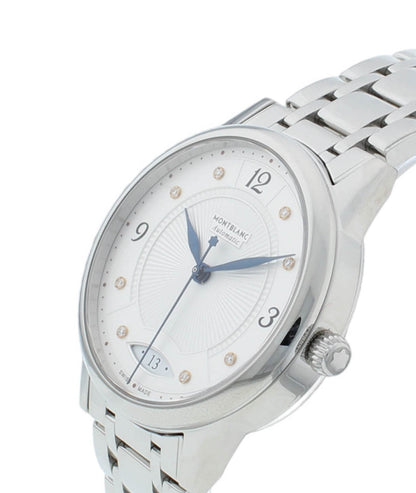 Montblanc Boheme 34mm Automatic Silver Diamond Dial Ladies Watch 114733