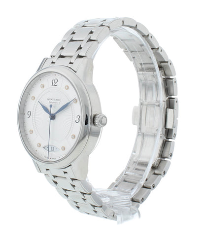 Montblanc Boheme 34mm Automatic Silver Diamond Dial Ladies Watch 114733