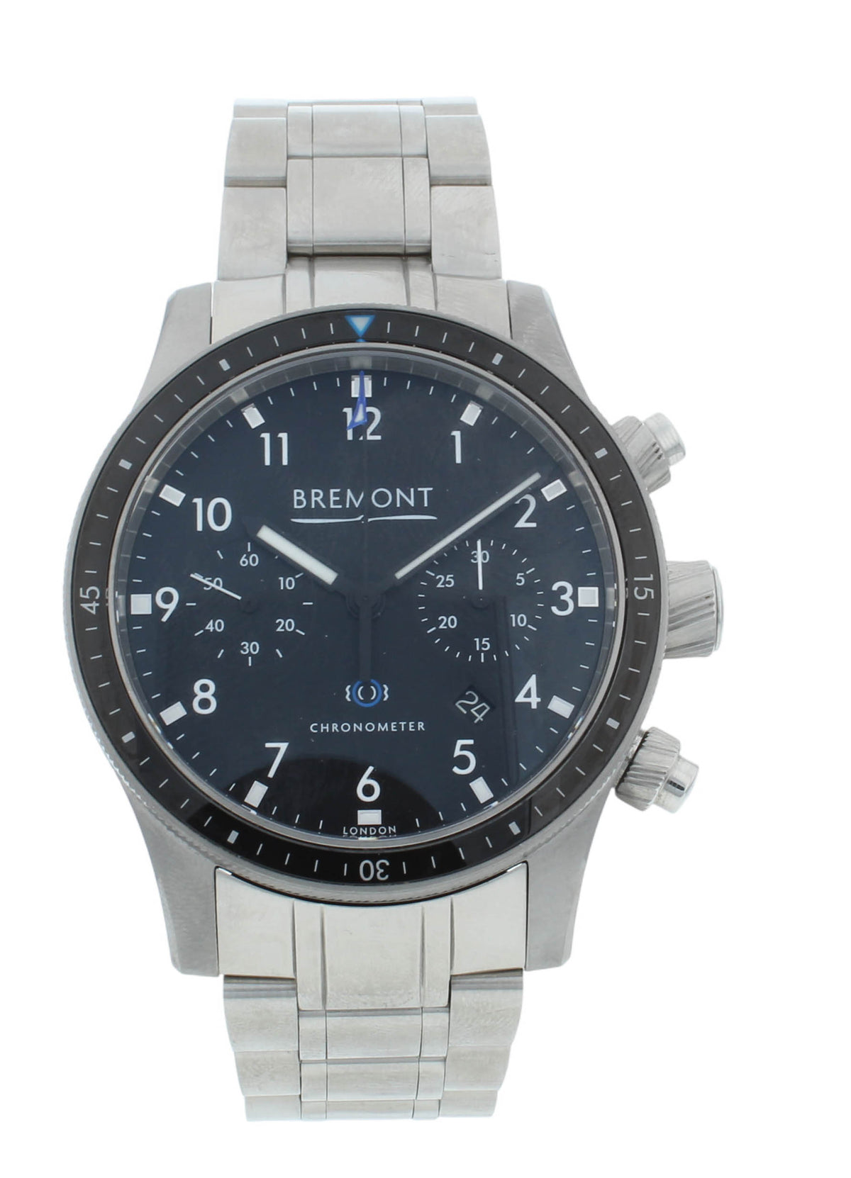 Bremont Boeing 247 Chronograph Black Dial 43mm Automatic Mens Watch BM247-BK-B