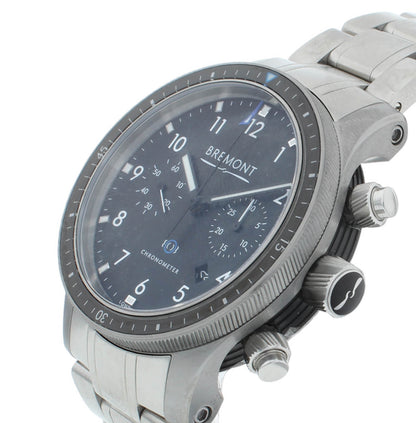 Bremont Boeing 247 Chronograph Black Dial 43mm Automatic Mens Watch BM247-BK-B