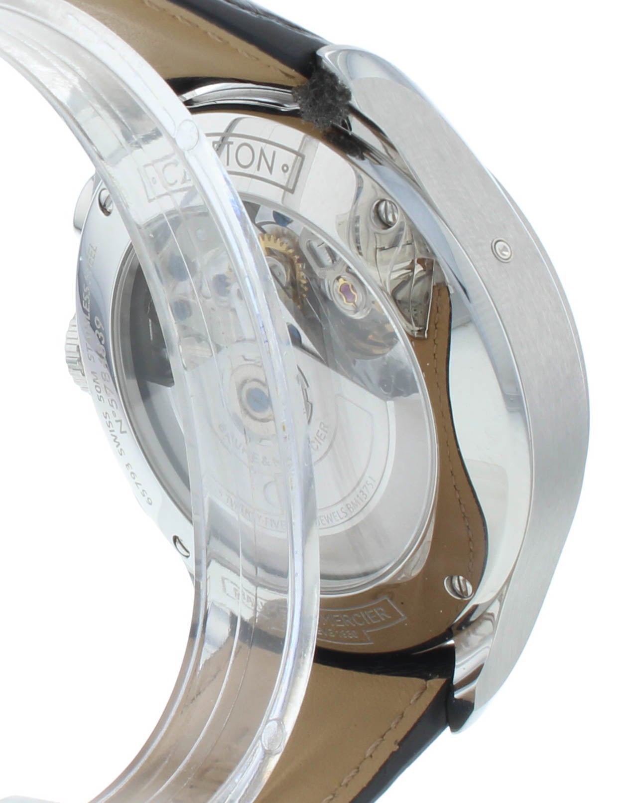 Baume & Mercier Clifton 43mm Triple Date Moonphase Auto Ladies Watch M0A10278