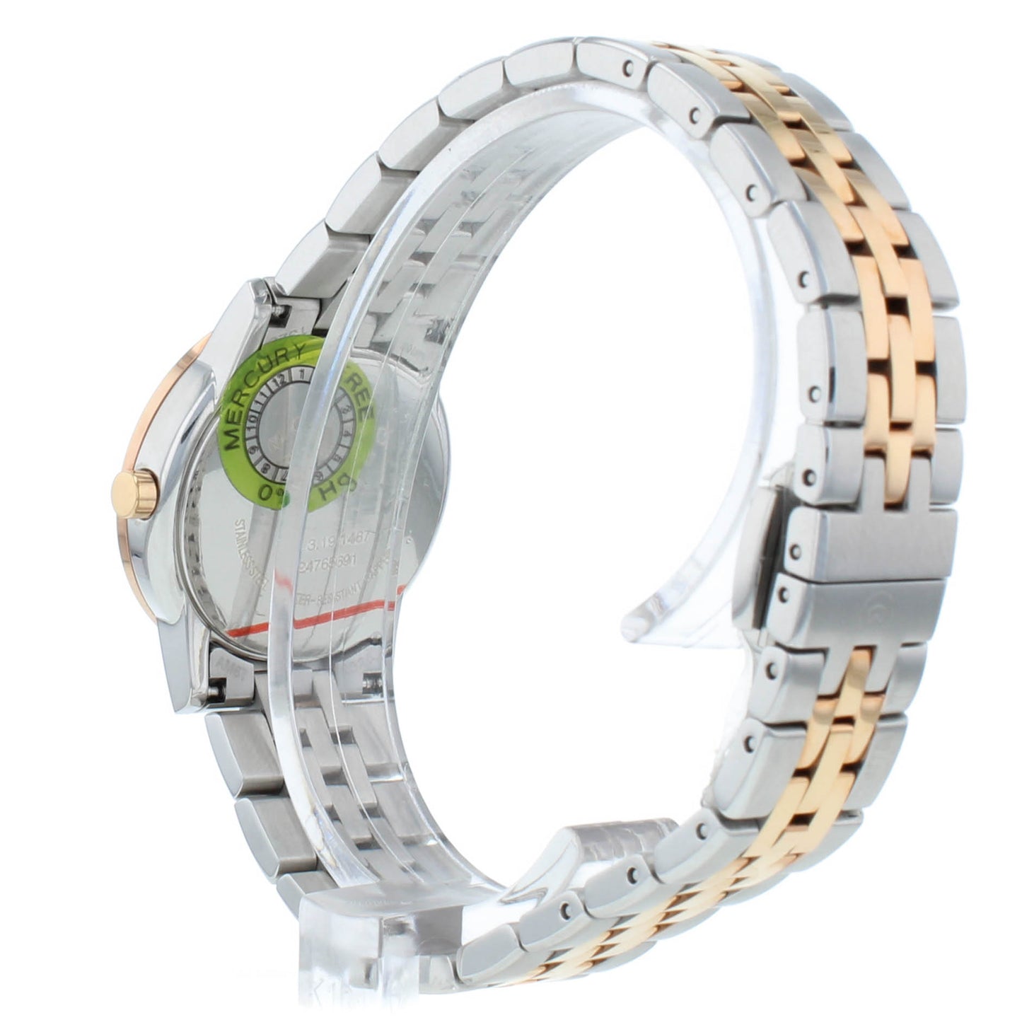 Movado Museum Classic 28mm White MOP Dial Two-Tone Quartz Ladies Watch 607209