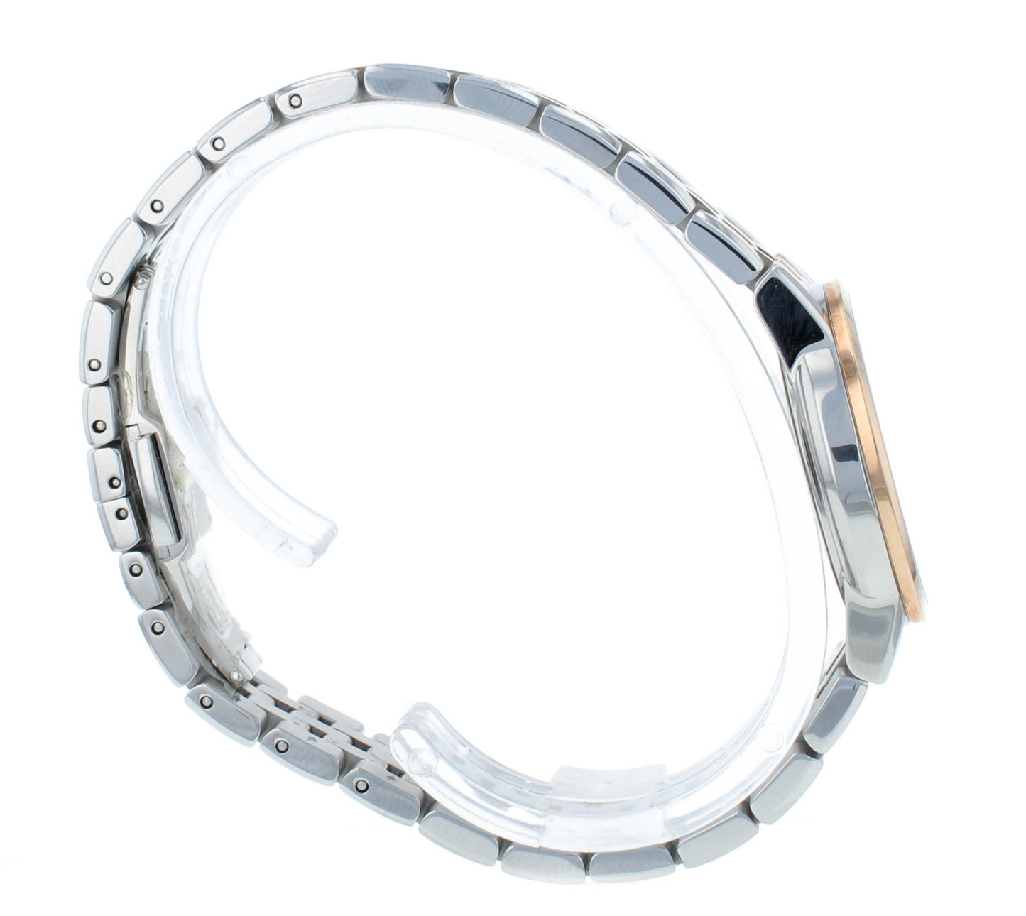 Movado Museum Classic 28mm White MOP Dial Two-Tone Quartz Ladies Watch 607209