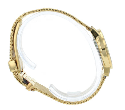 Pre-Owned Movado Museum Classic 28mm Yellow Gold Tone Quartz Ladies Watch 607351