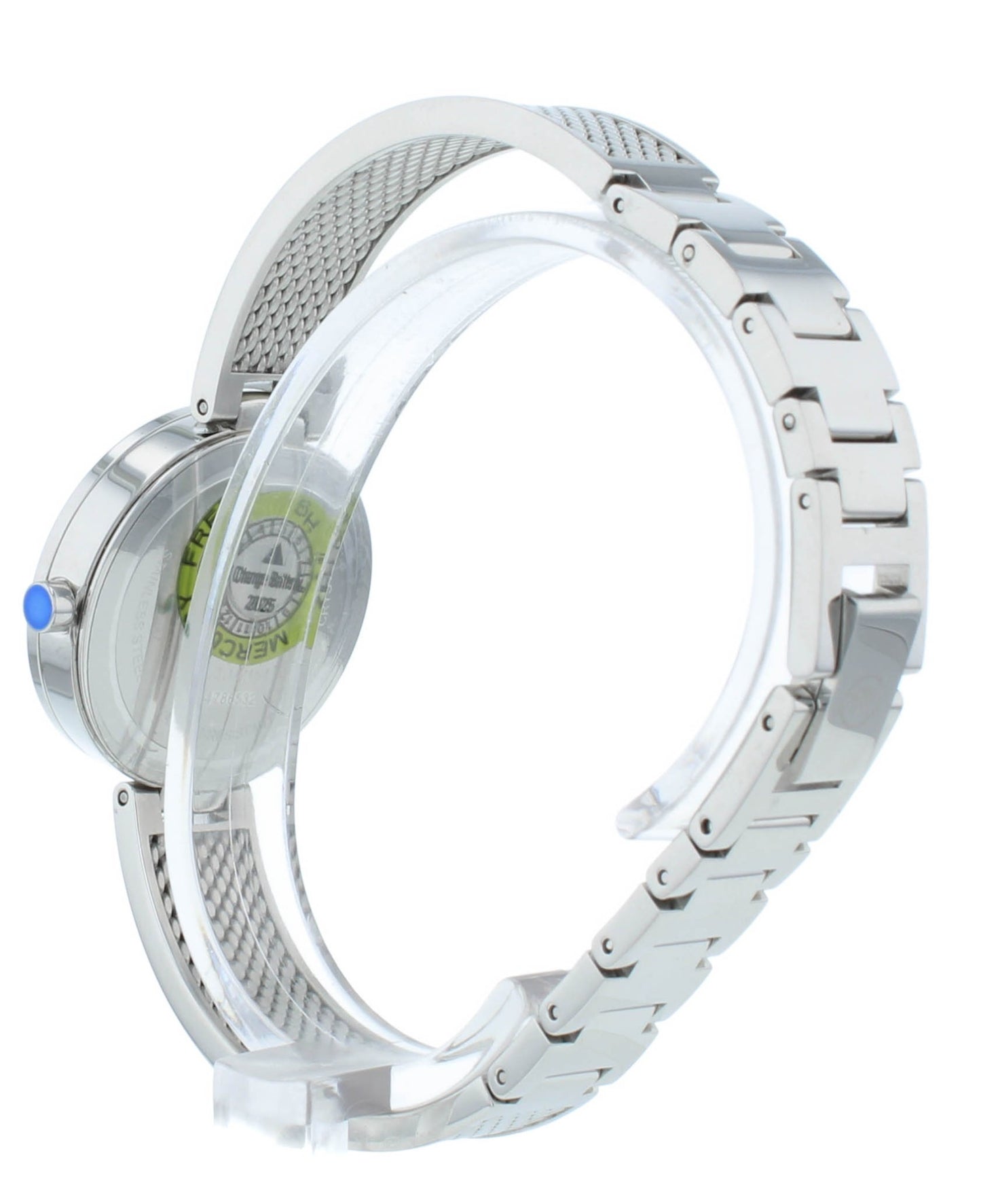 Movado Amika 27mm Quartz White MOP Dial Stainless Steel Ladies Watch 607361