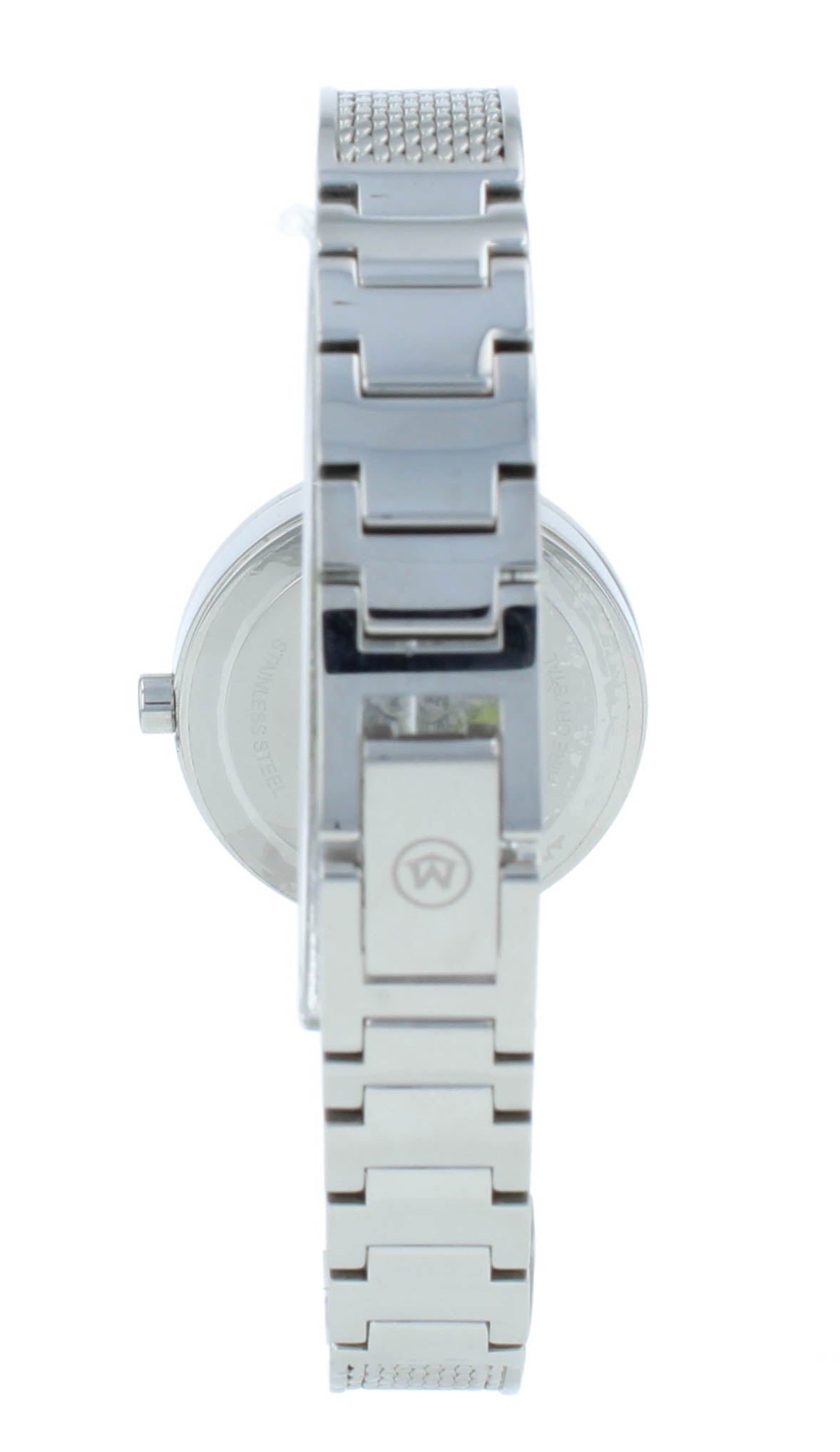 Movado Amika 27mm Quartz White MOP Dial Stainless Steel Ladies Watch 607361