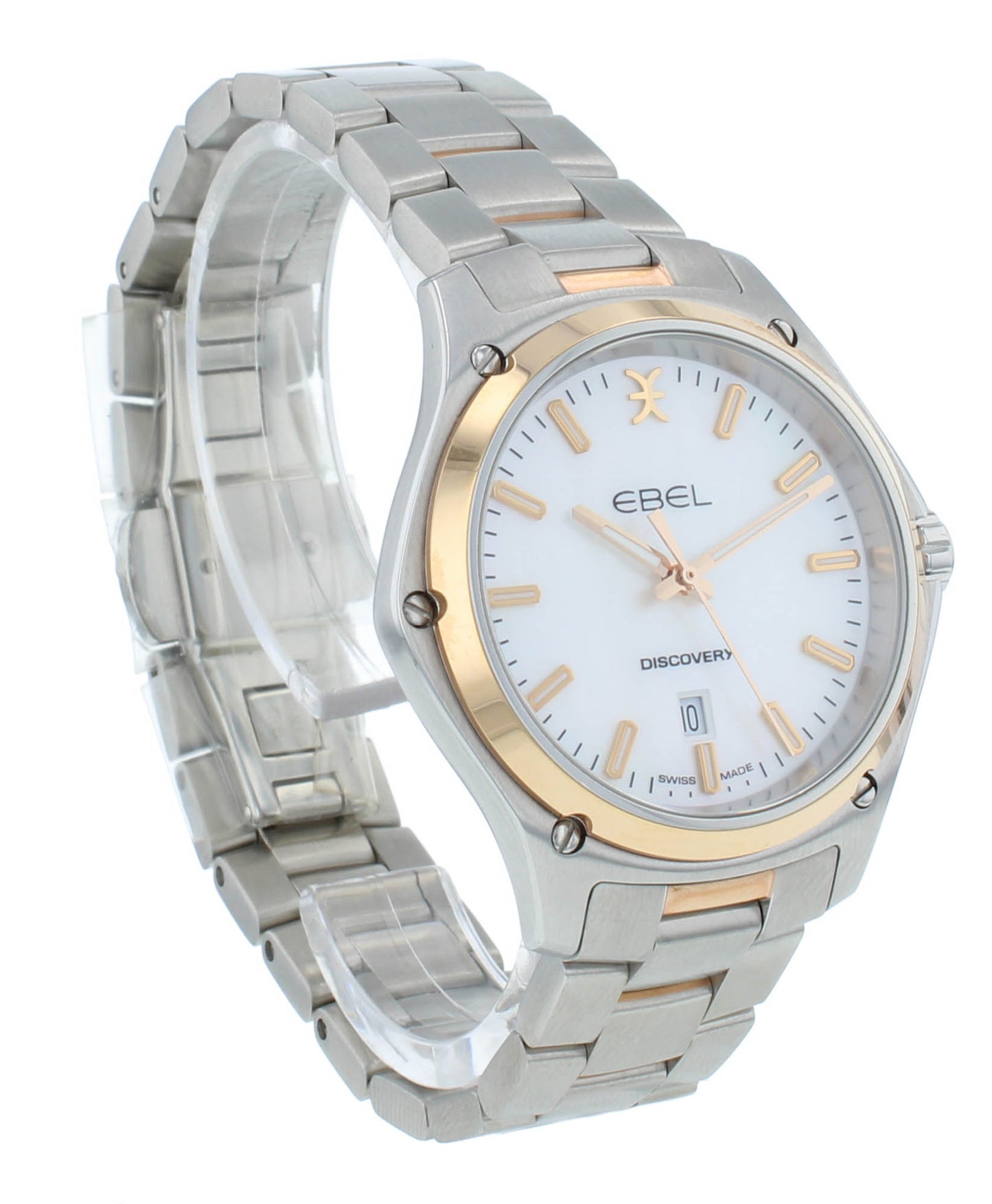 Ebel Discovery 33mm Steel & 18kt Yellow Gold  Quartz Ladies Watch 1216396