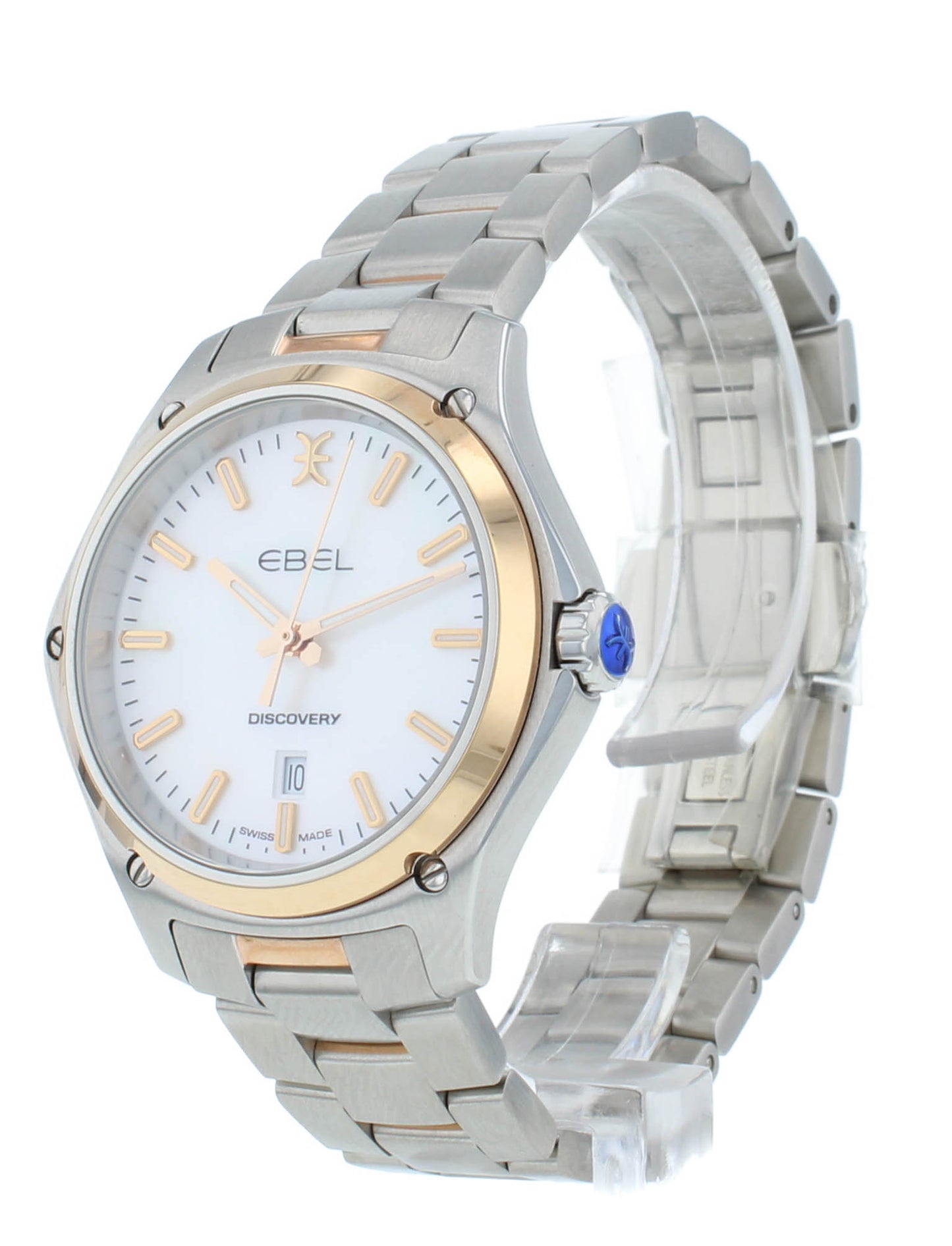 Ebel Discovery 33mm Steel & 18kt Yellow Gold  Quartz Ladies Watch 1216396