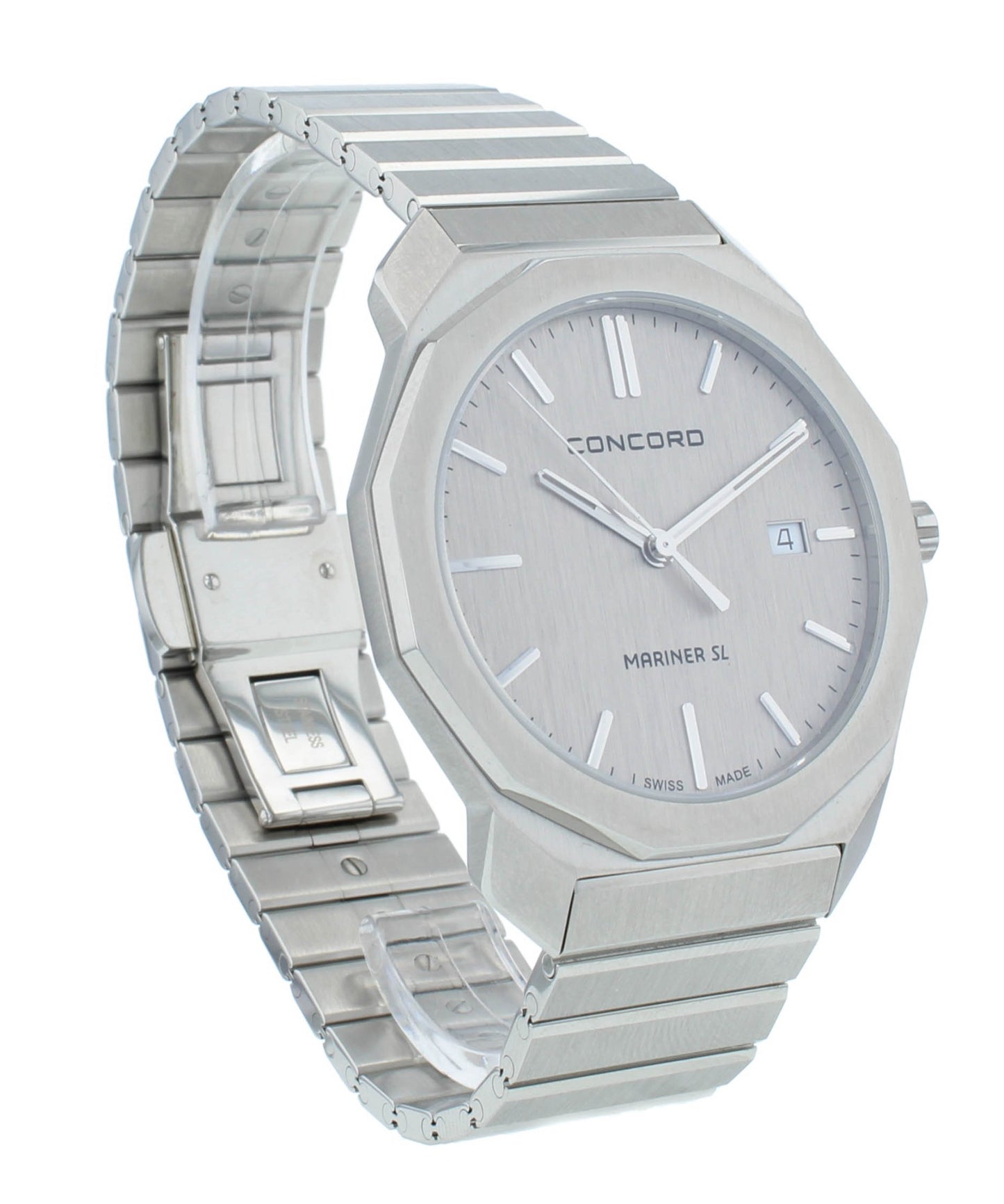 Concord Mariner Quartz Stainless Steel Silver Dial 40mm Men's Watch 320473