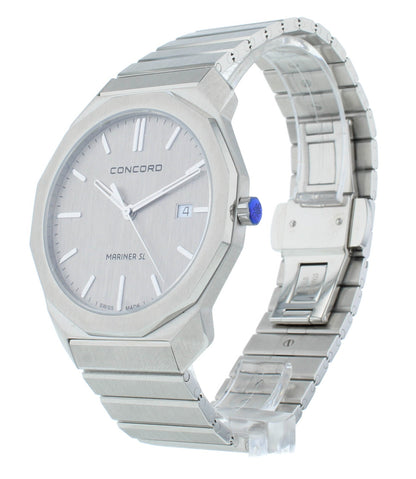 Concord Mariner Quartz Stainless Steel Silver Dial 40mm Men's Watch 320473