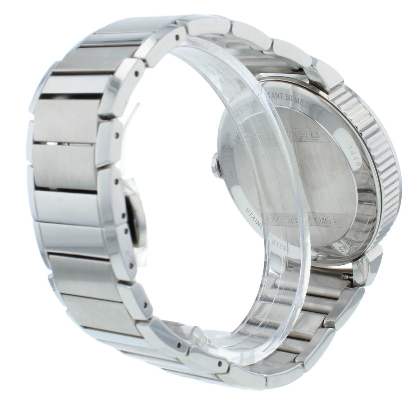 Concord Impresario Quartz White MOP Diamond Dial 41mm Men's Watch 320337