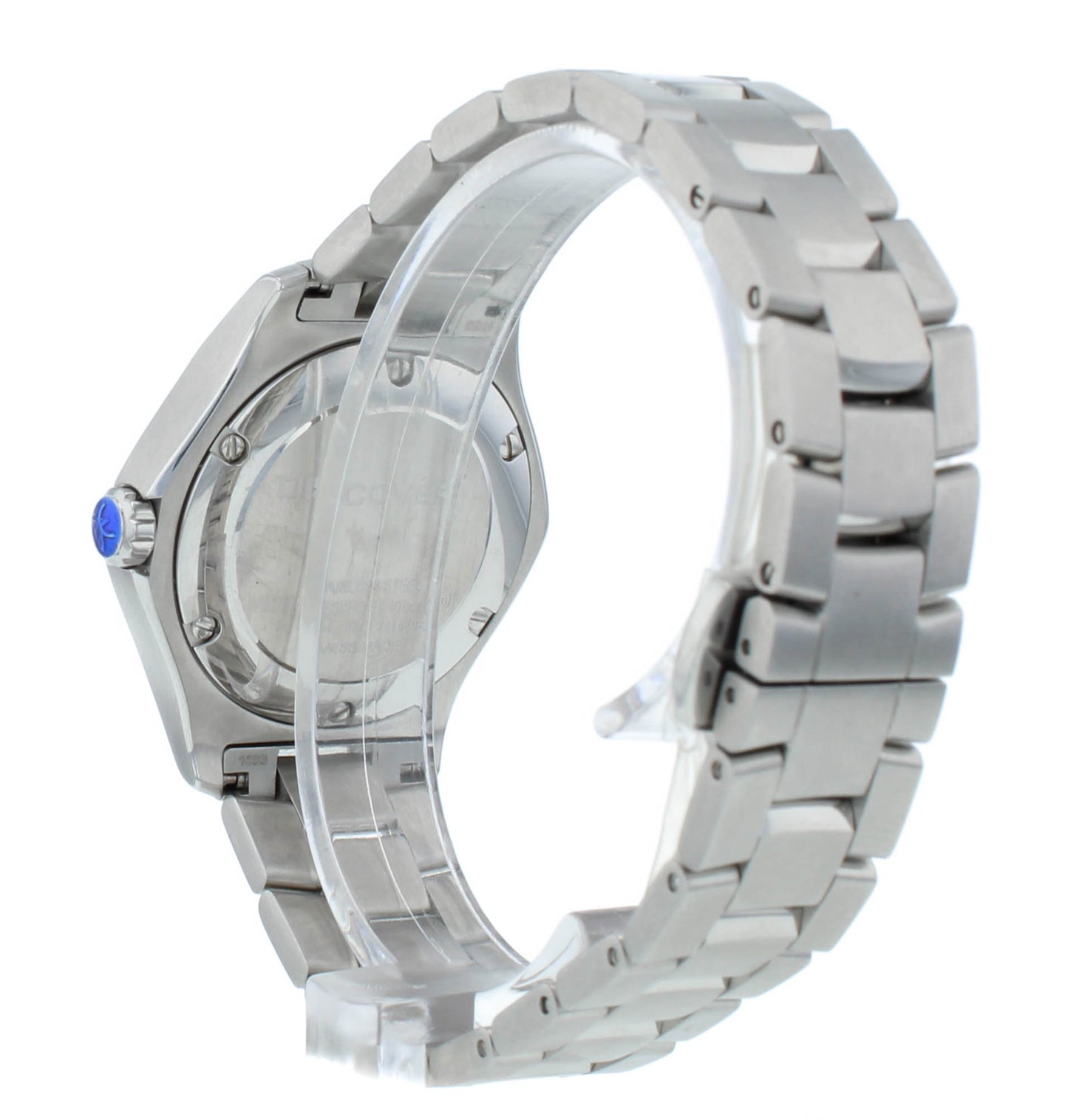 Ebel Discover Pink Dial Stainless Steel 33mm Quartz Ladies Watch 1216395