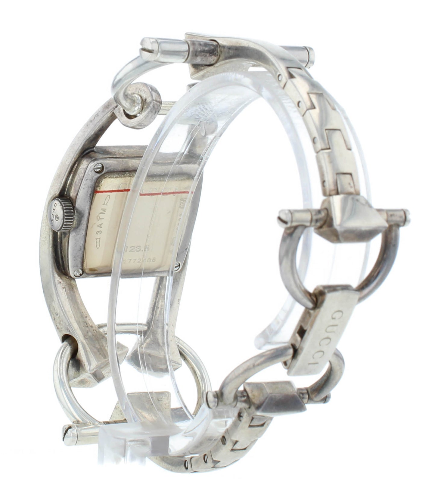 Pre-Owned Gucci Chido  21.5 X 23.5mm White MOP Dial Quartz Ladies Watch YA123501