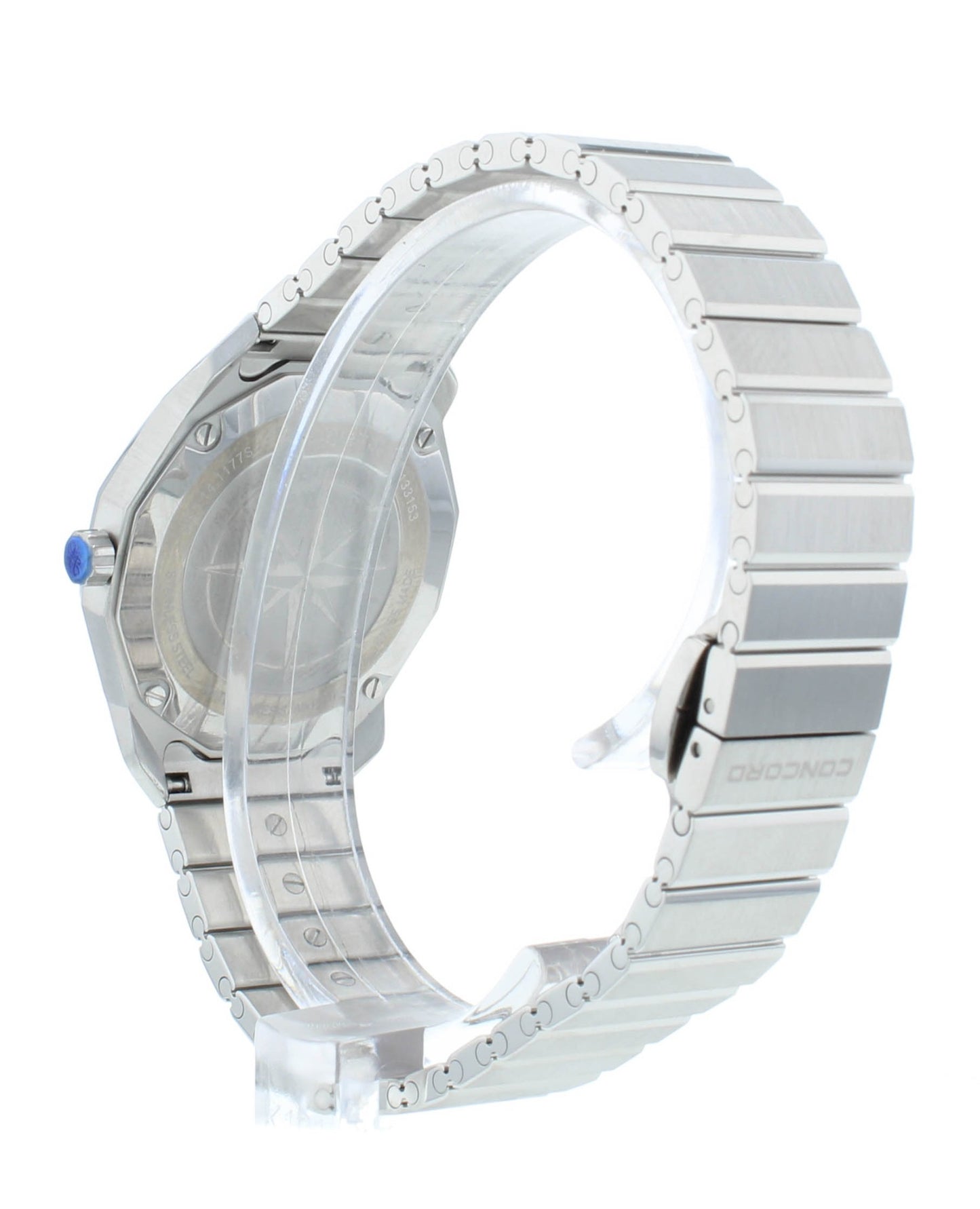Concord Mariner SL 30mm Quartz White MOP Dial Diamond Bezel Ladies Watch 320469