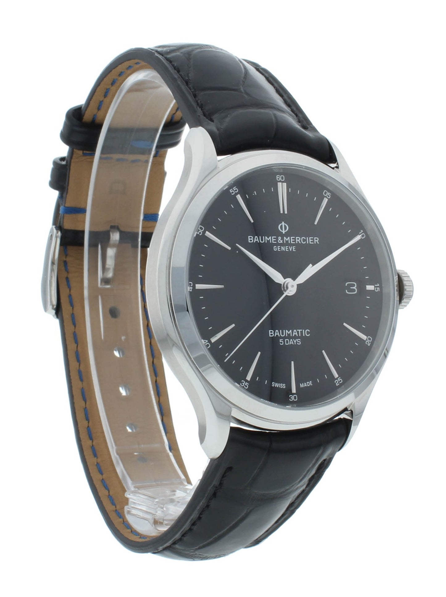 Baume & Mercier Clifton Baumatic 40mm Black Dial Automatic Men's Watch MOA10399