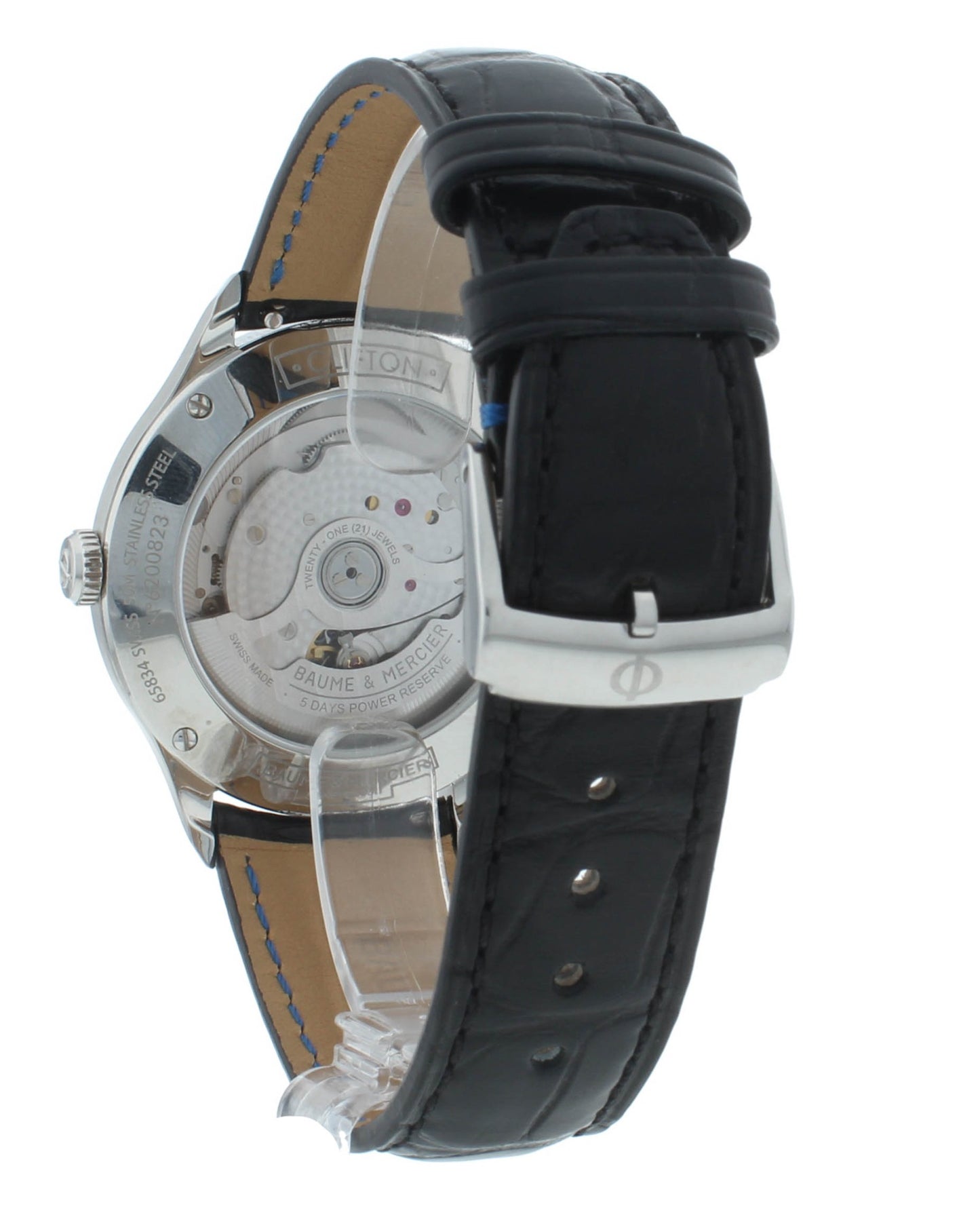 Baume & Mercier Clifton Baumatic 40mm Black Dial Automatic Men's Watch MOA10399