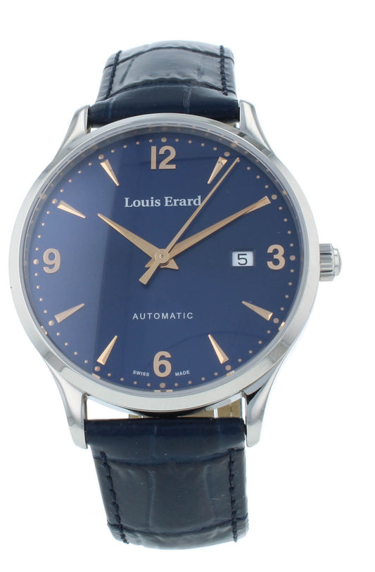 Louis Erard Heritage 40mm Automatic Blue Dial Men's Watch 69219AA15.BDC84