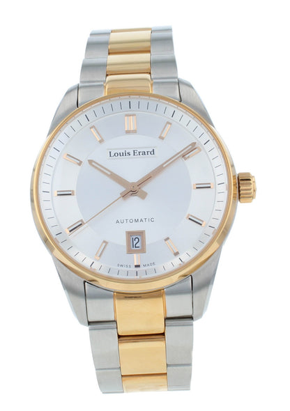 Louis Erard Heritage 40mm Silver Dial Auto Two-Tone Men's Watch 69101AB71.BMA21