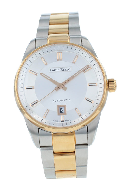 Louis Erard Heritage 40mm Silver Dial Auto Two-Tone Men's Watch 69101AB71.BMA21