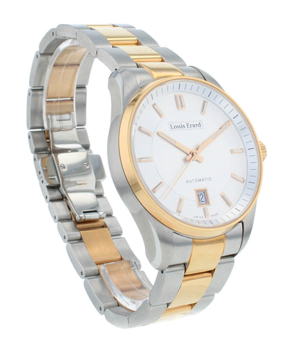 Louis Erard Heritage 40mm Silver Dial Auto Two-Tone Men's Watch 69101AB71.BMA21