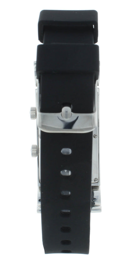 Jacob & Co. Angel Two-Time Zone Red MOP Dial Stainless Steel Quartz Watch