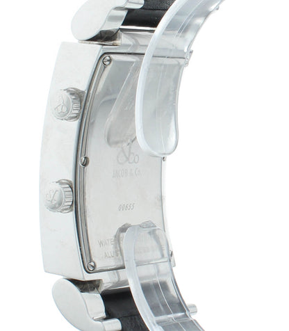 Jacob & Co. Angel Two-Time Zone Blue Dial Stainless Steel Quartz Watch
