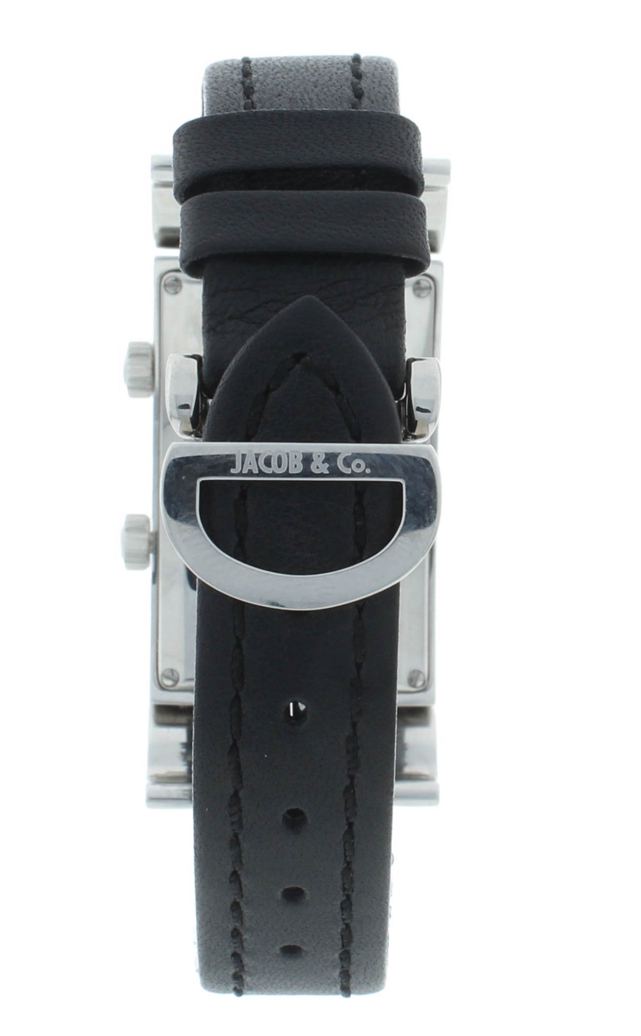 Jacob & Co. Angel Two-Time Zone Blue Dial Stainless Steel Quartz Watch