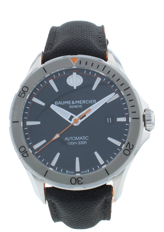 Baume & Mercier Clifton Club Black Dial 42mm Automatic Men's Watch M0A10338