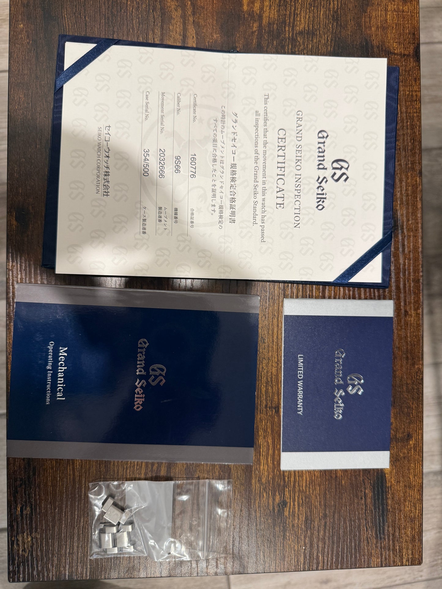 Grand Seiko Limited Edition Blue Dial 39.5mm Automatic Men’s Watch SBGM239