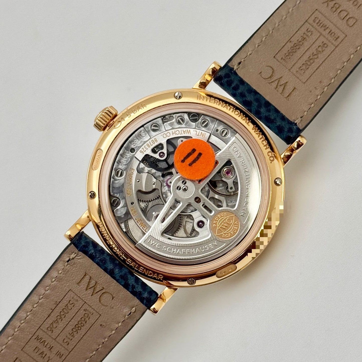 IWC Portofino Perpetual Calendar 40mm 18k Rose Gold Auto Men's Watch IW344602