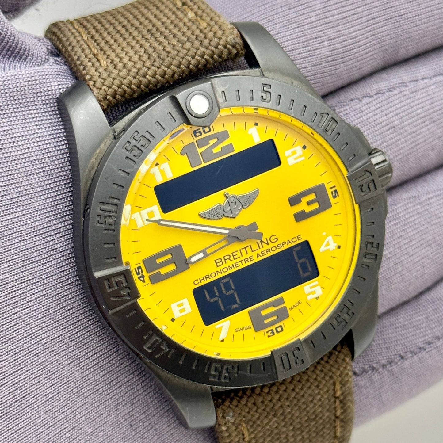 Breitling Professional Aerospace Evo 43mm Quartz Men's Watch V793637S/I522-108W
